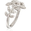 image:imageRossSimons 033 ct tw Diamond Vine Ring in Sterling SilverDiamond