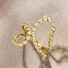 image:imageRossSimons 050 ct tw BezelSet Diamond DoubleLoop Ring in 14kt Yellow GoldDiamond