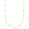 image:imageRossSimons 050 ct tw BezelSet Diamond Station Necklace in 14kt Yellow GoldWhite