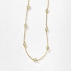 image:imageRossSimons 050 ct tw BezelSet Diamond Station Necklace in 14kt Yellow GoldWhite
