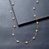 image:imageRossSimons 050 ct tw BezelSet Diamond Station Necklace in 14kt Yellow GoldWhite