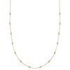 image:imageRossSimons 050 ct tw BezelSet Diamond Station Necklace in 14kt Yellow GoldWhite