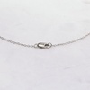 image:imageRossSimons 050 ct tw BezelSet Diamond Station Necklace in 14kt Yellow GoldWhite