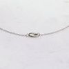 image:imageRossSimons 050 ct tw BezelSet Diamond Station Necklace in 14kt Yellow GoldWhite