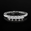 image:imageRossSimons 050 ct tw LabGrown Diamond 5Stone Ring in Sterling SilverDiamond