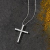image:imageRossSimons 100 ct tw Diamond Cross Pendant Necklace in 14kt White GoldDiamond