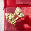 image:imageRossSimons 100 ct tw Diamond DoubleBow Ring in 18kt Gold Over SterlingDiamond