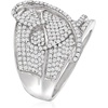image:imageRossSimons 140 ct tw Diamond Heart Ring in Sterling SilverDiamond