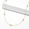 image:imageRossSimons 14kt Gold BezelSet Diamond Station Necklace 100 ct twWhite