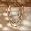 image:imageRossSimons 300 ct tw Diamond Tennis Necklace Color IJ Clarity I3White