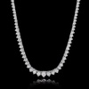 image:imageRossSimons 300 ct tw Graduated LabGrown Diamond Tennis Necklace in Sterling SilverDiamond