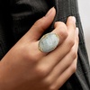 image:imageRossSimons Jade Ring in 18kt Gold Over Sterling Size 8