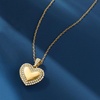 image:imageRossSimons Pure Collection 015 ct tw Diamond Heart Pendant Necklace in 14kt Yellow GoldDiamond