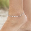 image:imageRossSimons Sterling Silver NavetteStyle Openwork Anklet 10 inches