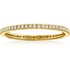 image:imagePure Collection by RossSimons 015 ct tw Diamond Eternity Band in 14kt Yellow GoldDiamond
