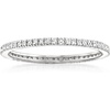 image:imagePure Collection by RossSimons 015 ct tw Diamond Eternity Band in Sterling SilverDiamond