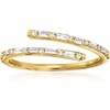image:imagePure Collection by RossSimons 023 ct tw Diamond Bypass Ring in 14kt Yellow GoldDiamond