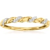 image:imagePure Collection by RossSimons Diamond Twisted Ring in 14kt Yellow GoldDiamond