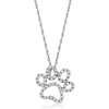 image:imageRossSimons 020 ct tw Diamond Paw Print Pendant Necklace in 14kt White GoldDiamond