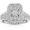 image:imageRossSimons 025 ct tw Diamond Scrollwork Ring in Sterling SilverDiamond