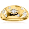 image:imageRossSimons 025 ct tw Scattered LabGrown Diamond Star Ring in 18kt Gold Over SterlingDiamond