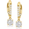 image:imageRossSimons 050 ct tw Diamond Drop Earrings in 14kt Yellow Gold