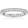 image:imageRossSimons 050 ct tw LabGrown Diamond Eternity Band in Sterling SilverDiamond