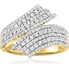 image:imageRossSimons 100 ct tw Diamond Bypass Ring in 14kt Yellow GoldDiamond