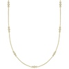 image:imageRossSimons 100 ct tw Diamond Trio Station Necklace in 14kt Yellow GoldDiamond
