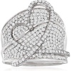 image:imageRossSimons 140 ct tw Diamond Heart Ring in Sterling SilverDiamond