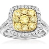 image:imageRossSimons 150 ct tw Yellow and White Diamond Ring in 14kt 2Tone GoldDiamond