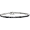 image:imageRossSimons 500 ct tw Black Diamond Tennis Bracelet in Sterling SilverDiamond