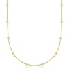 image:imageRossSimons BezelSet Diamond Station Necklace in Sterling SilverDiamond
