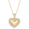 image:imageRossSimons Pure Collection 015 ct tw Diamond Heart Pendant Necklace in 14kt Yellow GoldDiamond