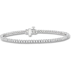 image:imageRossSimons 200 ct tw LabGrown Diamond Tennis Bracelet in Sterling SilverDiamond