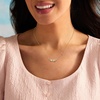 image:imageRossSimons 010 ct tw Diamond Angel Wings Necklace in 18kt Gold Over Sterling 16 inches