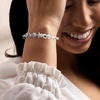 image:imageRossSimons 010 ct tw Diamond Sea Life Bangle Bracelet in Sterling SilverDiamond
