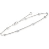 image:imageRossSimons 050 ct tw Diamond Station Anklet in Sterling Silver 9 inches