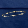 image:imageRossSimons 050 ct tw Diamond Station Bracelet in 14kt Yellow GoldDiamond