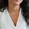 image:imageRossSimons 050 ct tw LabGrown Diamond Heart Pendant Necklace in Sterling SilverDiamond
