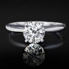 image:imageRossSimons 100 Carat LabGrown Diamond Solitaire Ring in 14kt White GoldDiamond