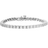 image:imageRossSimons 100 ct tw Diamond Cluster Tennis Bracelet in Sterling SilverDiamond