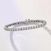 image:imageRossSimons 100 ct tw Diamond Cluster Tennis Bracelet in Sterling SilverDiamond
