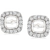 image:imageRossSimons 100 ct tw Diamond Earring Jackets in 14kt White Gold