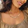 image:imageRossSimons 100 ct tw Diamond Leaf Collar Necklace in 18kt Gold Over SterlingDiamond