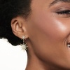 image:imageRossSimons 100 ct tw Diamond Starburst Drop Earrings in 14kt Yellow Gold