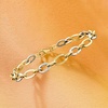 image:imageRossSimons 14kt 2Tone Gold OvalLink Braceletno gemstone
