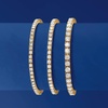 image:imageRossSimons 14kt Gold Diamond Tennis Bracelet HI Color I  2 Clarity