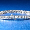 image:imageRossSimons 14kt Gold Diamond Tennis Bracelet HI Color I1  I2 ClarityWhite