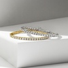 image:imageRossSimons 14kt Gold Diamond Tennis Bracelet HI Color I1  I2 ClarityWhite